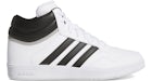 adidas Hoops 4.0 Mid Cloud White Core Black Grey Two