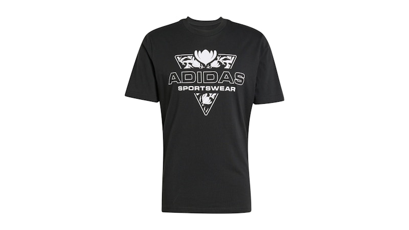 adidas House Of Tiro Graphic Tee Black Men's - SS25 - US