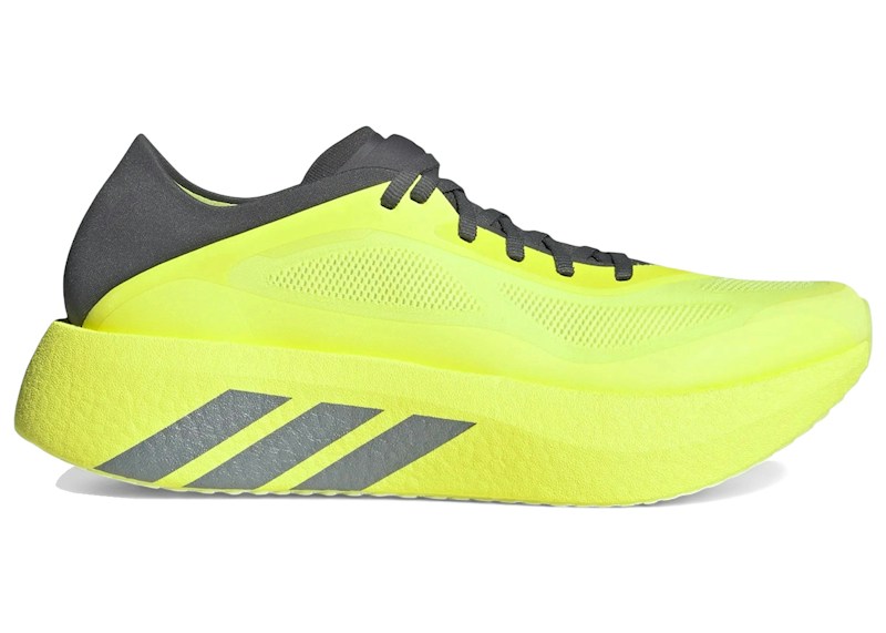 adidas Hyper Boost Run Hi-Res Yellow Iron Metallic