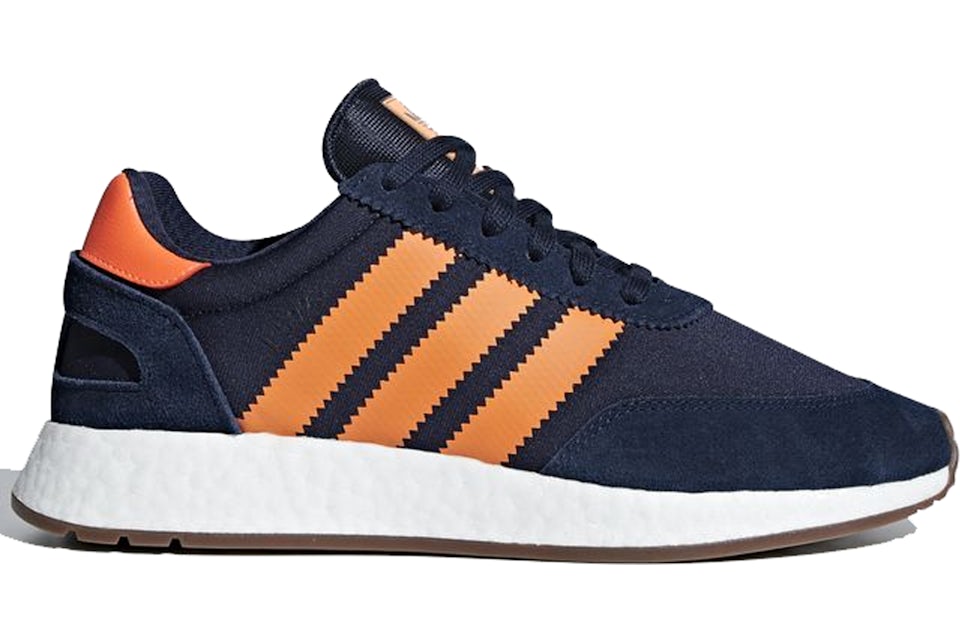 Adidas navy blue and orange best sale shoes
