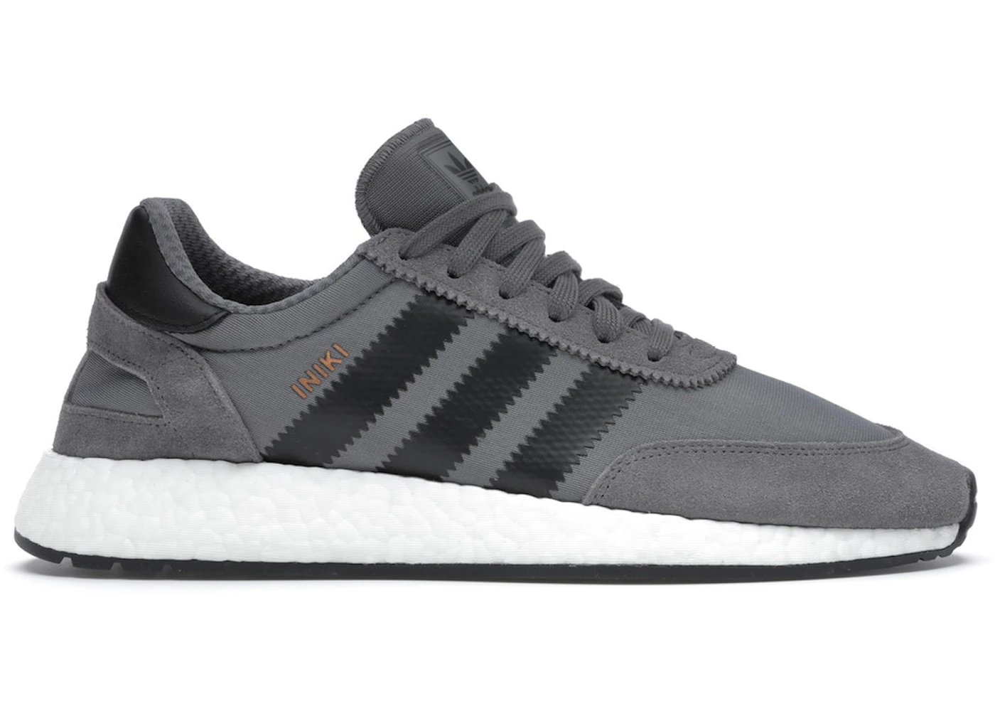 Adidas iniki grey best sale black