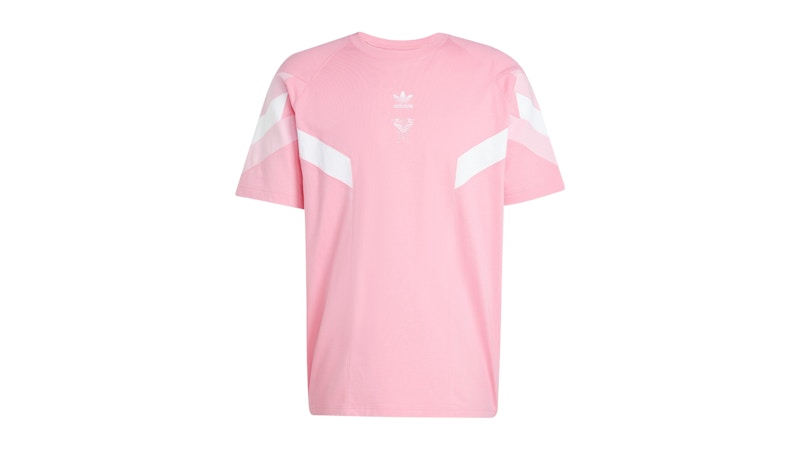 adidas Inter CF Short Sleeve T-Shirt Miami Easy Pink Men's