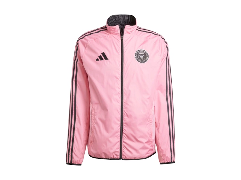 Pre-owned Adidas Originals Men's Adidas Inter Miami Cf Reversible Anthem Jacket In Easy Pink