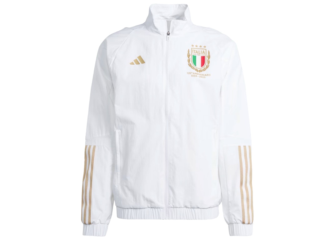 Pre-owned Adidas Originals Adidas Italy 125th Anniversary Track Top White