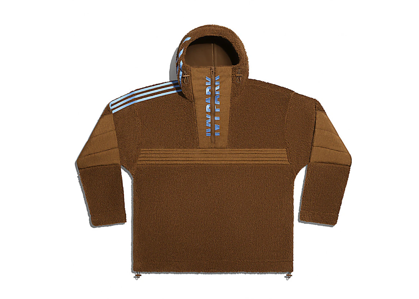 adidas Ivy Park Giacca Teddy con Marchio 1/2 Zip (Tutti i Generi