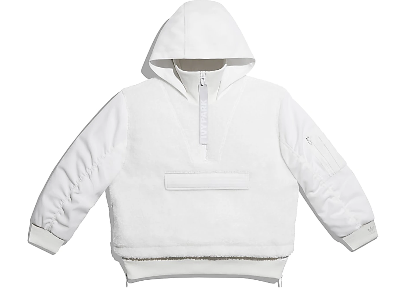 adidas Ivy Park 1/2 Zip Sherpa Layered Jacket (All Gender) Core