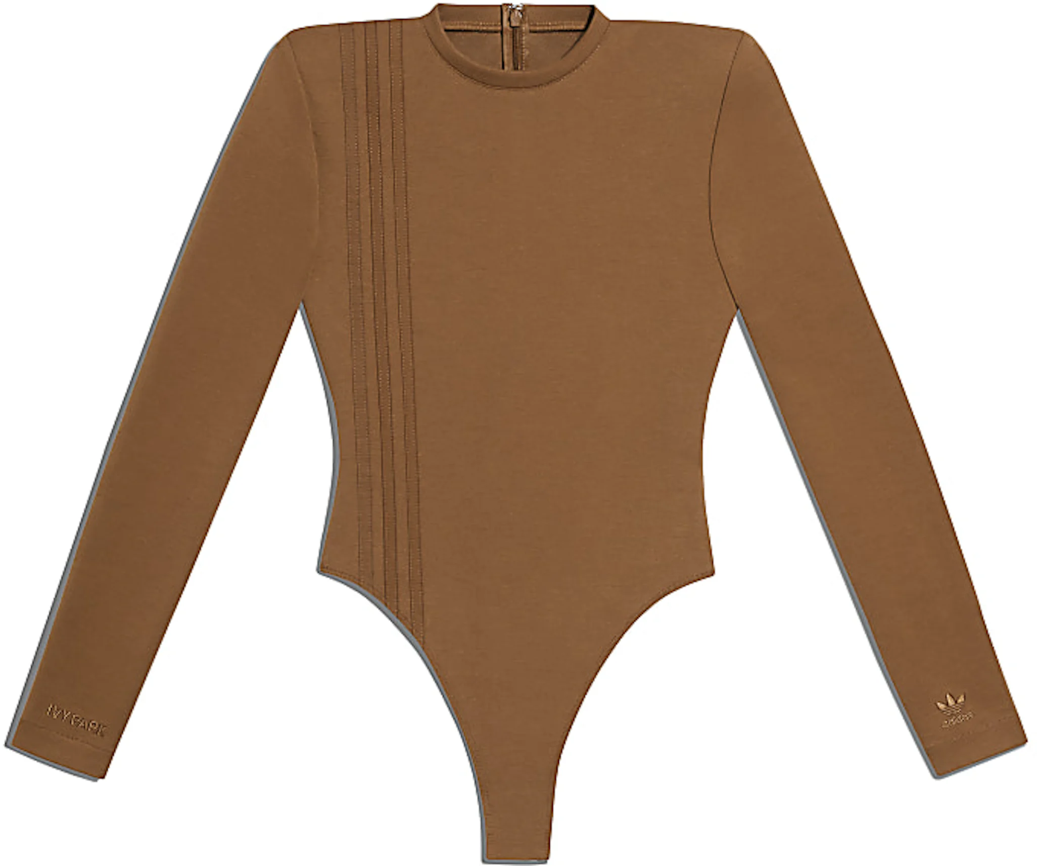 Ivy Park Adidas Brown Long Sleeve Bodysuit, Size 2X Available! – The Plus  Bus Boutique