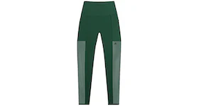 adidas Ivy Park 3-Stripes Mesh Tights (Plus Size) Dark Green