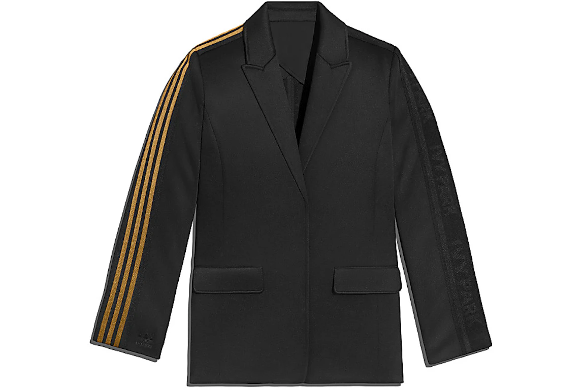 adidas Ivy Park 3-Stripes Suit Jacket (Plus Size) Black