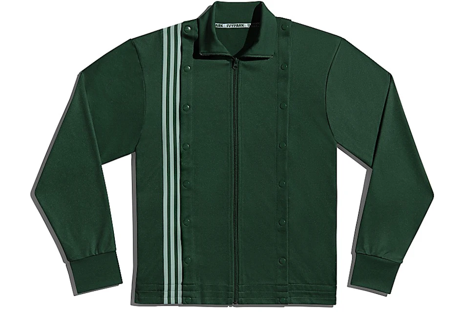 adidas Ivy Park 3-Stripes Track Jacket (Gender Neutral) Dark Green