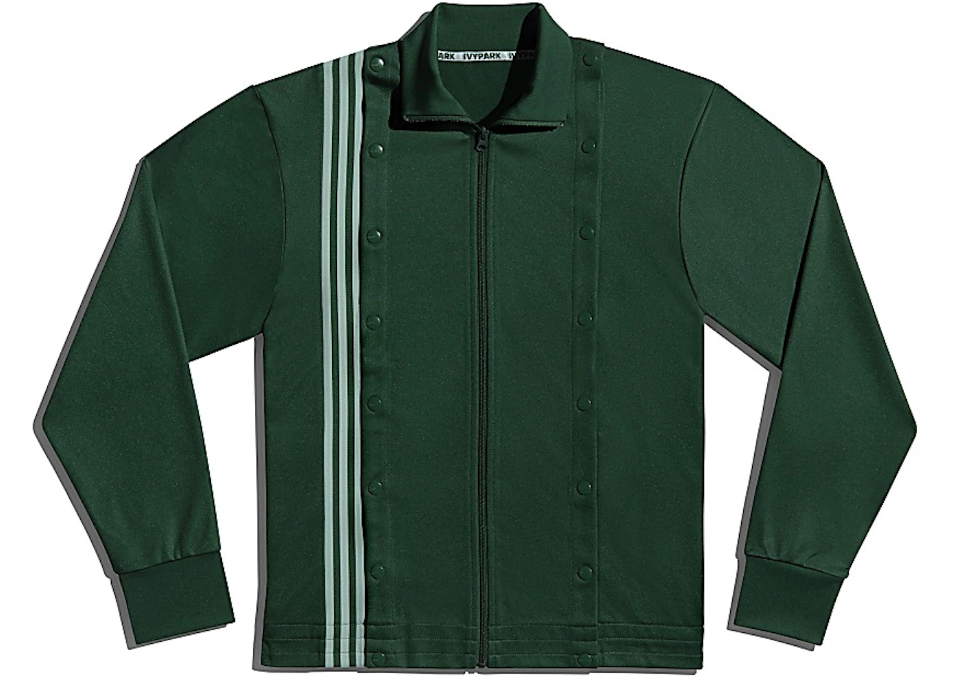 adidas Ivy Park 3-Stripes Track Jacket (Gender Neutral) Dark Green ...