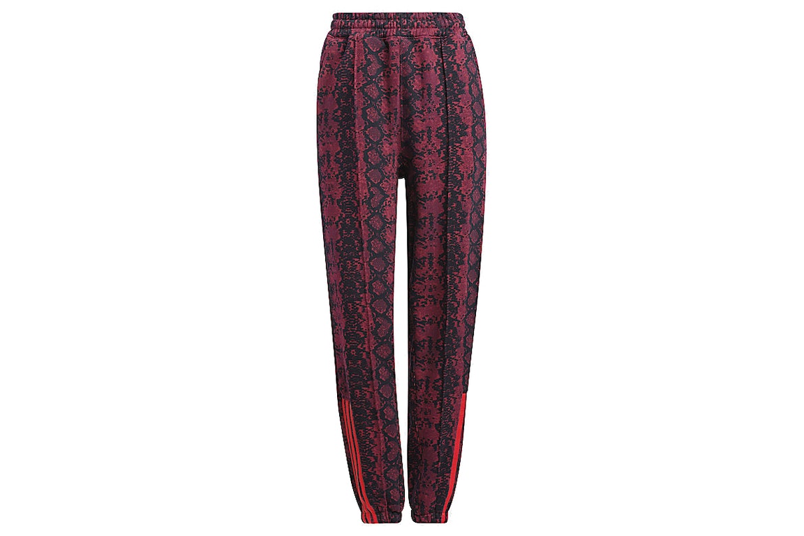 Pre-owned Adidas Originals Adidas Ivy Park Allover Print Sweat Pants (all Gender) Cherry Wood