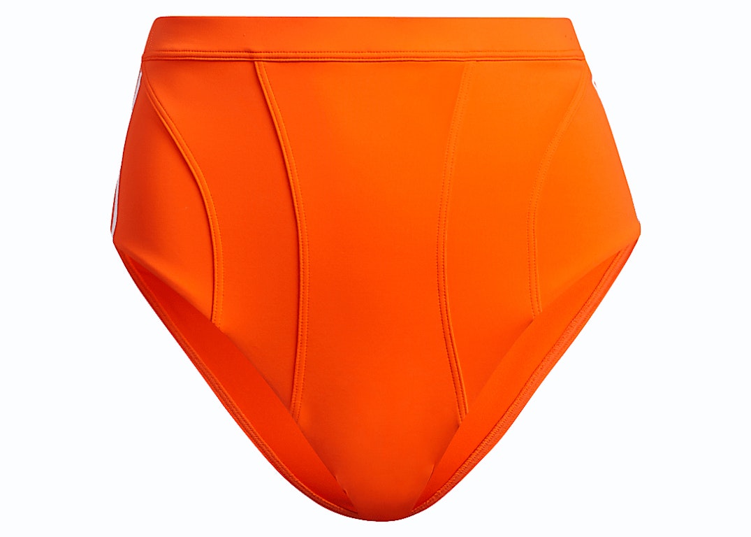 Pre-owned Adidas Originals Adidas Ivy Park Bikini Bottom Solar Orange