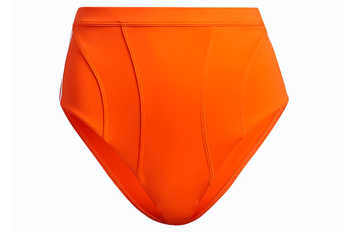 Pre-owned Adidas Originals Adidas Ivy Park Bikini Bottom Solar Orange