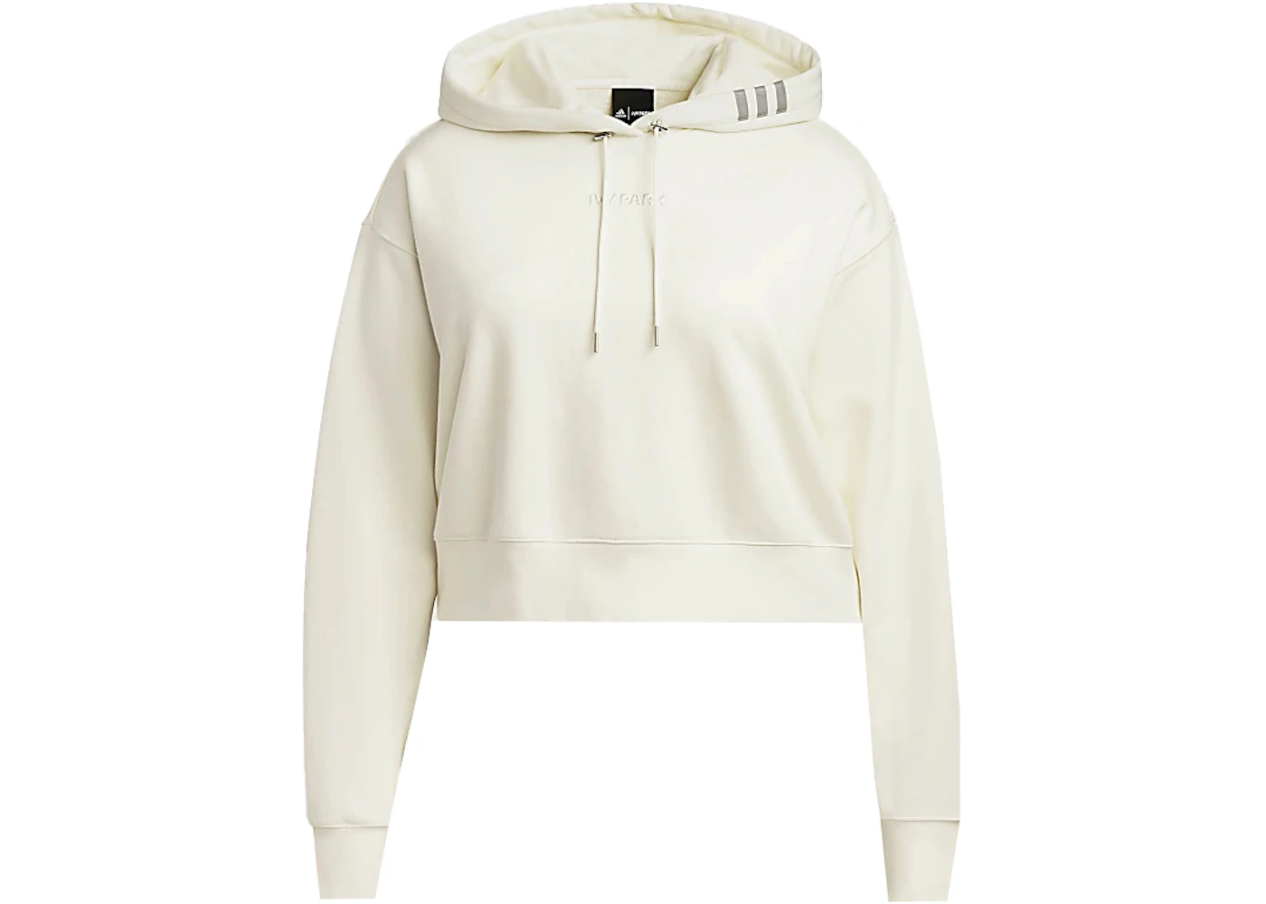 adidas Ivy Park Crop Hoodie (Plus Size) Off-White - SS22 - US