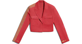 adidas Ivy Park Crop Suit Jacket (Plus Size) Real Coral