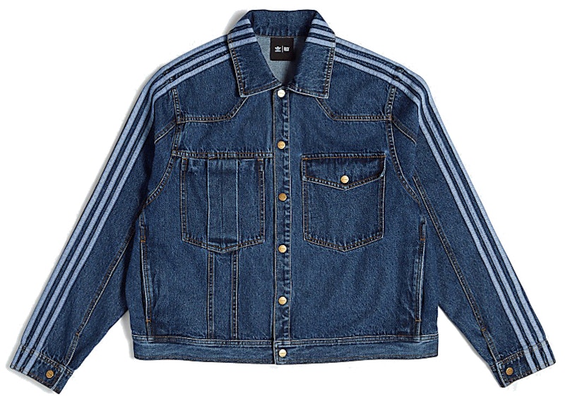 adidas アディダス ×IVY PARK Denim Jacket HG6544 アイビーパーク トラックデニムジャケット インディゴブルー レディース