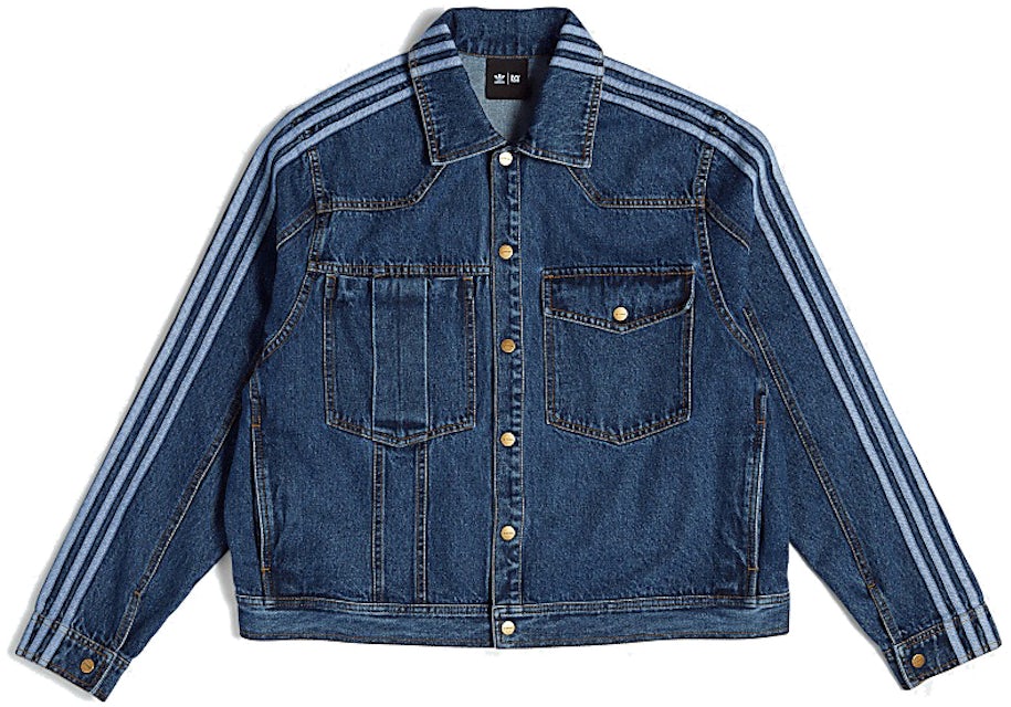 Louis Vuitton LV x YK Faces Patches Fitted Denim Jacket Blue. Size 36