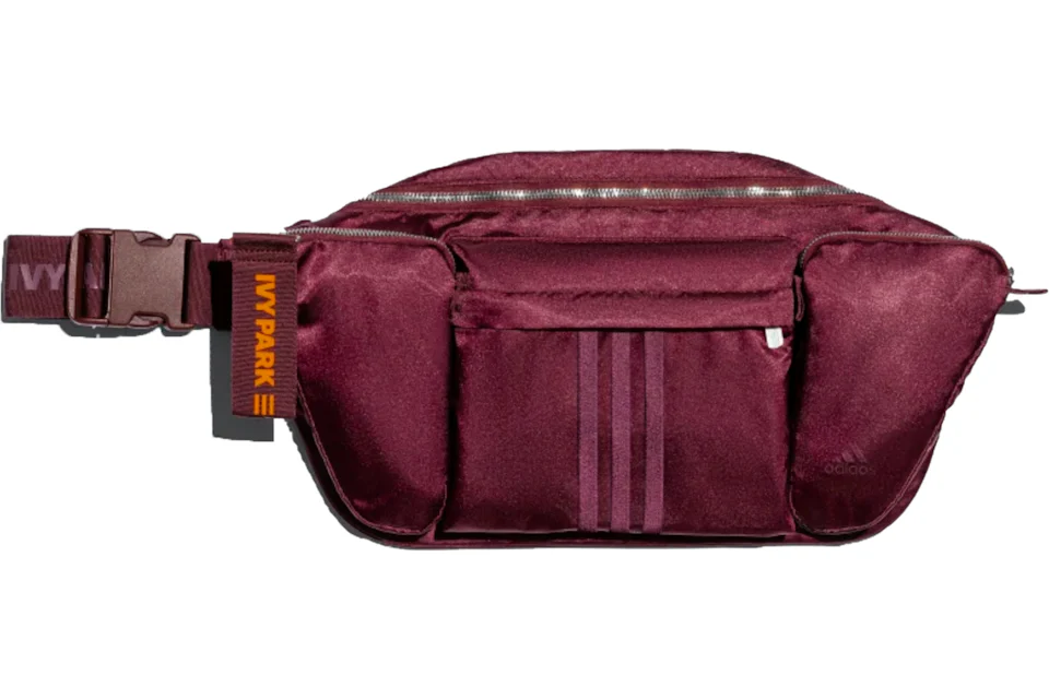 adidas Ivy Park Fanny Pack Maroon Solar Orange