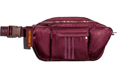 adidas Ivy Park Fanny Pack Maroon Solar Orange FW19 US