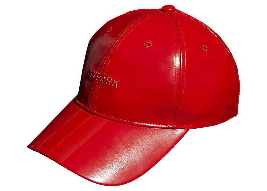 adidas Ivy Park Faux Latex Baseball Cap Red - SS22 - US