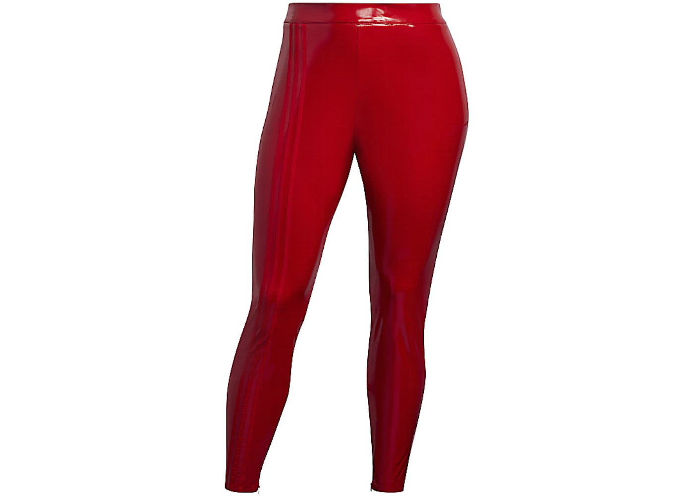 adidas Ivy Park Faux Latex Straight-Leg Pants (Plus Size) Red - SS22 - US