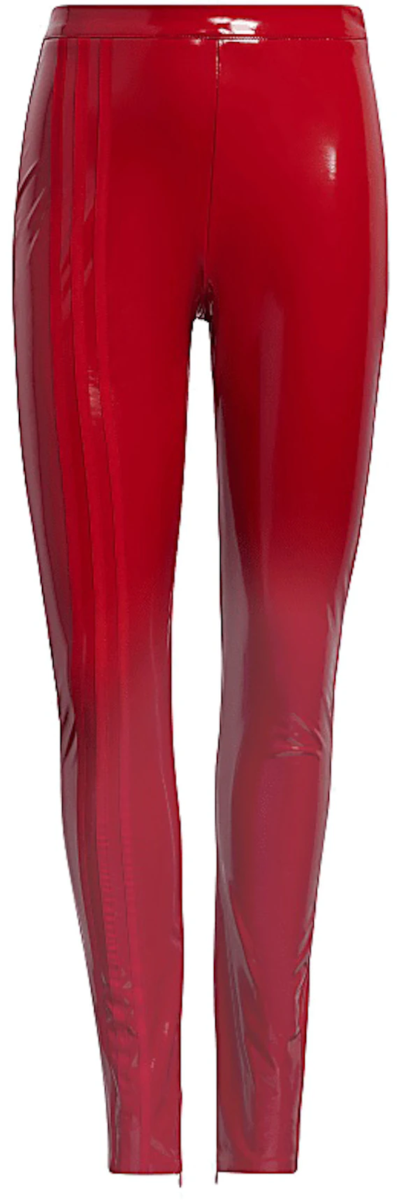 adidas Ivy Park Faux Latex Straight-Leg Pants Red - SS22 - ES