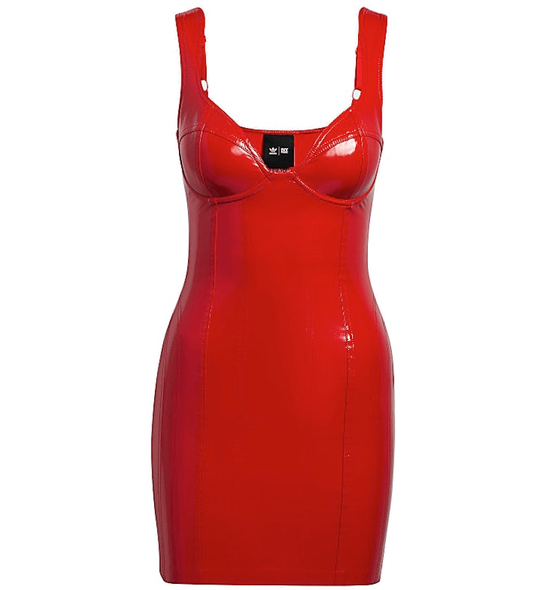 adidas Ivy Park Faux Latex Tank Dress Red - SS22 - US adidas Ivy Park Faux Latex Tank Dress Red - SS22 - US