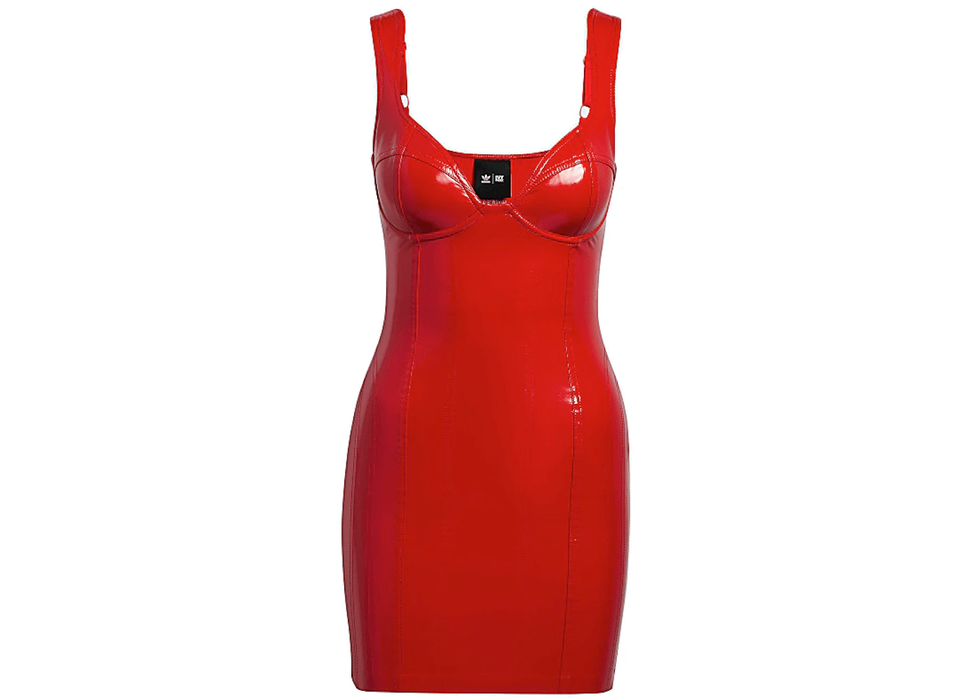 adidas Ivy Park Faux Latex Tank Dress Red - SS22 - US adidas Ivy Park Faux Latex Tank Dress Red - SS22 - US