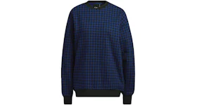 adidas Ivy Park Halls of Ivy Allover Print Crewneck Sweatshirt (All Gender) Dark Blue