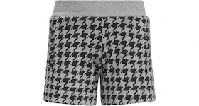 adidas Ivy Park Halls of Ivy Kids Houndstooth Shorts (All Gender) Medium Grey Heather/Black