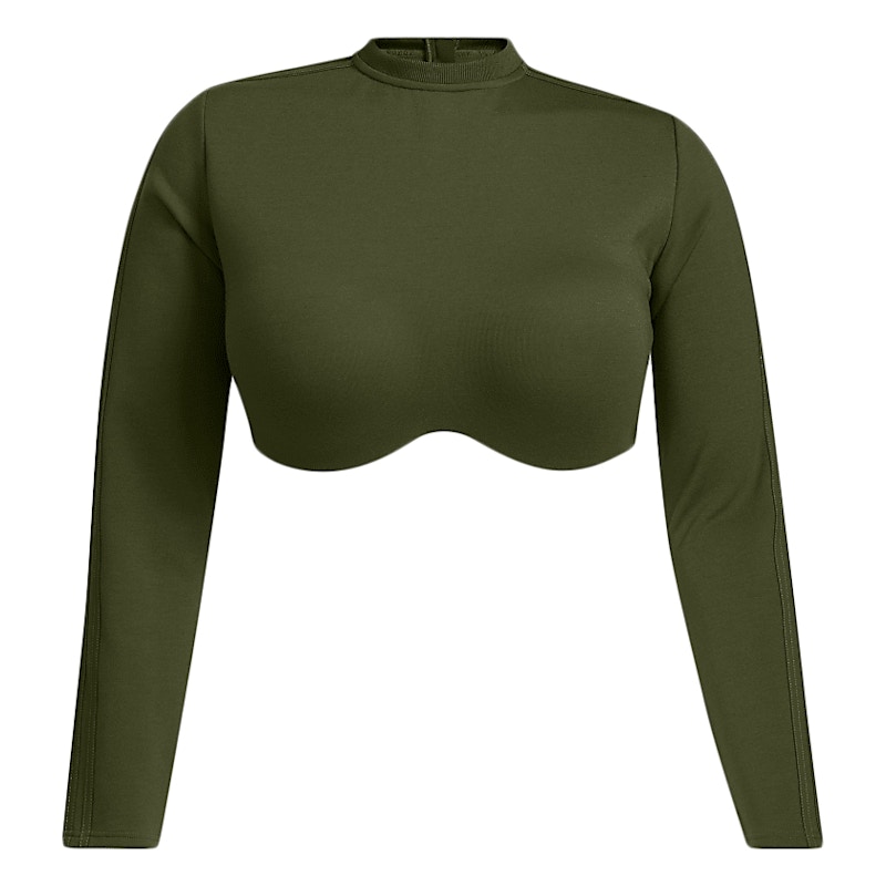 ivy park green crop top