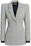 adidas Ivy Park Halls of Ivy Suit Jacket White/Black/Semi Solar Slime