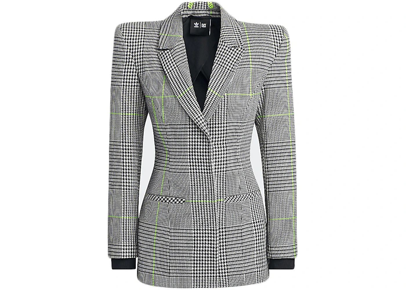 Adidas Ivy Park Halls Of Ivy Suit Jacket White Black Semi Solar Slime Fw21 Adidas Ivy Park Halls Of Ivy Suit Jacket White Black Semi Solar Slime Fw21