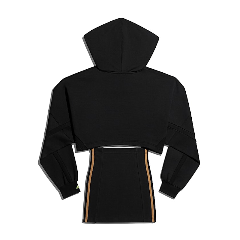 adidas Ivy Park Hooded Cutout Dress Black - FW20 - GB