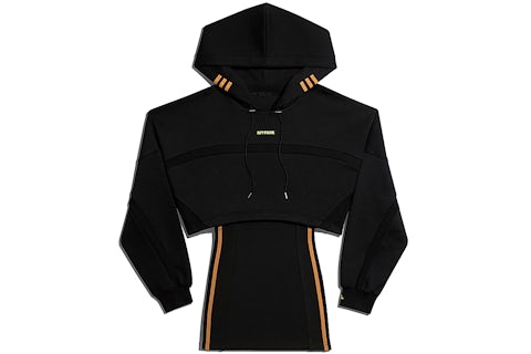 adidas Ivy Park Hooded Cutout Dress Black - FW20 - US adidas Ivy Park Hooded Cutout Dress Black - FW20 - US