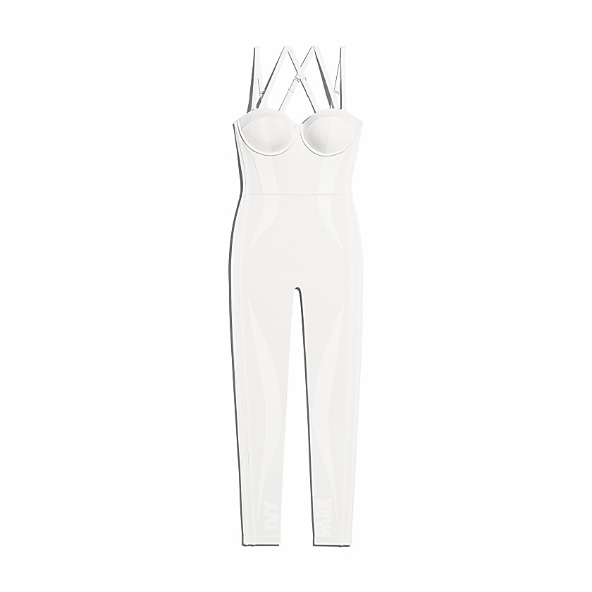 adidas Ivy Park Knit Catsuit Core White - SS21 - US