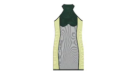 adidas Ivy Park Knit Logo Dress Dark Green/Green Tint/Yellow Tint