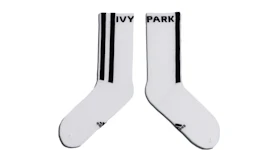 adidas Ivy Park Logo Socks (3 Pair) White/Black/Black