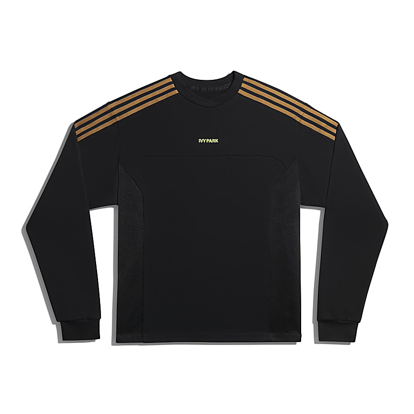 adidas Ivy Park Long Sleeve Crewneck Sweatshirt (Gender Neutral) Black