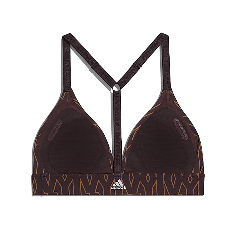 adidas Ivy Park Low Support Triangle Bra Wild Brown Night Red