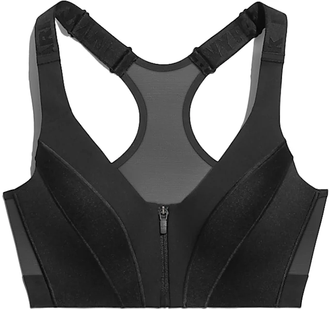 Ivy Park Mid Support Bra Top In Black