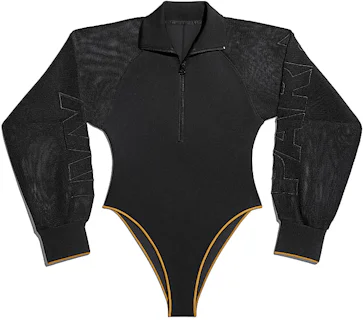 adidas Ivy Park Mesh Sleeve Bodysuit Black/Mesa - FW20 - US