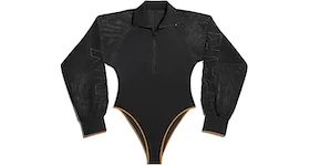 adidas Ivy Park Mesh Sleeve Bodysuit (Plus Size) Black/Mesa