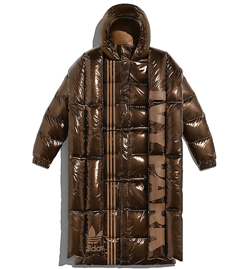 adidas Ivy Park Veste Matelassée Métallisée (Tous Genres) Marron