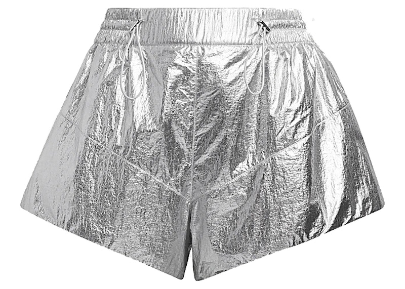 Adidas metallic shorts online