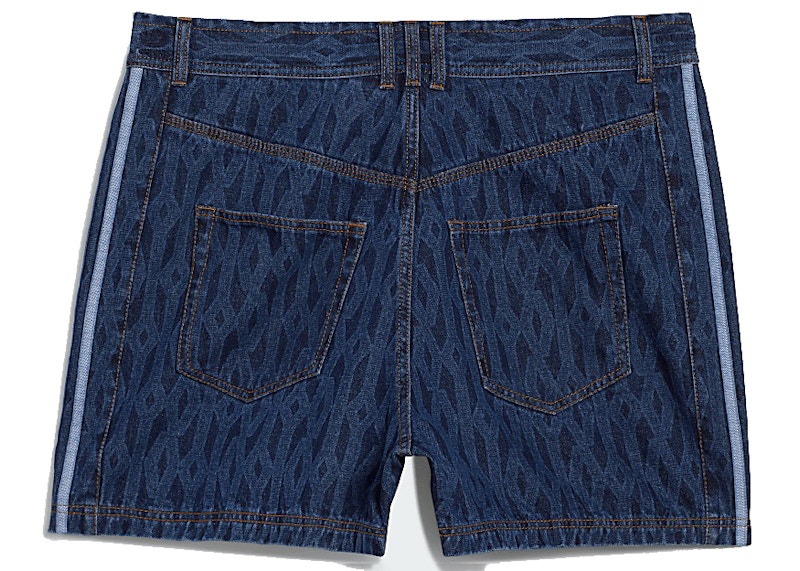 Adidas denim cheap shorts mens