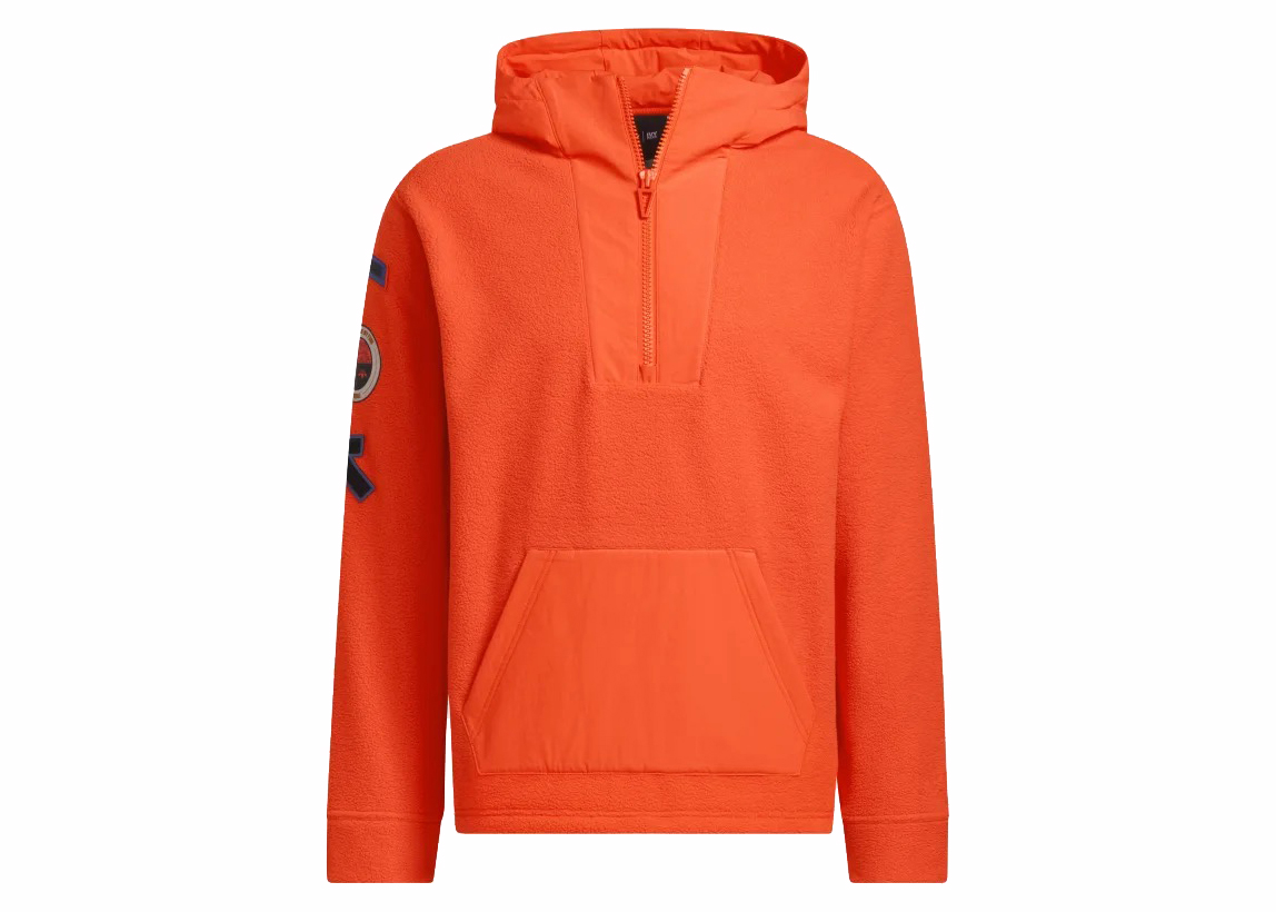 adidas Ivy Park Polar Fleece Hoodie All Gender Solar Orange SS23 US