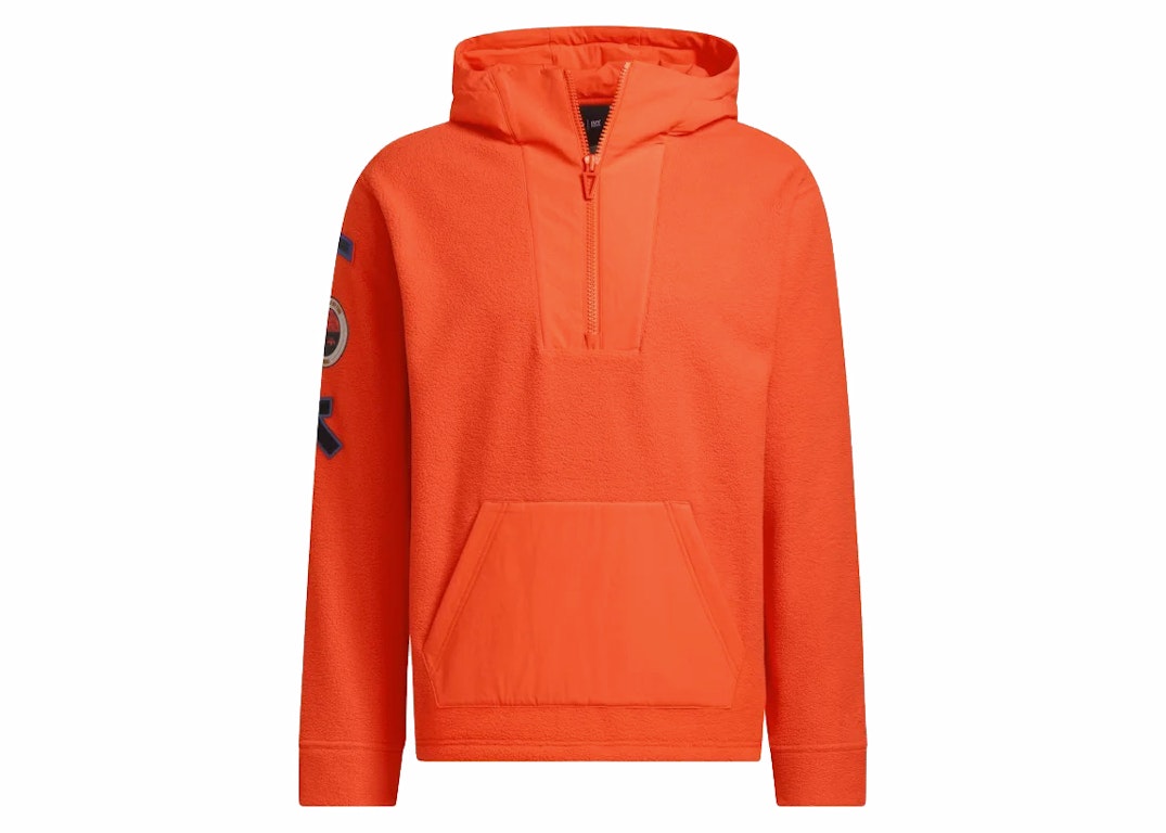 Pre-owned Adidas Originals Adidas Ivy Park Polar Fleece Hoodie (all Gender) Solar Orange