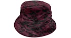adidas Ivy Park Printed Faux Fur Reversible Bucket Hat Cherry Wood